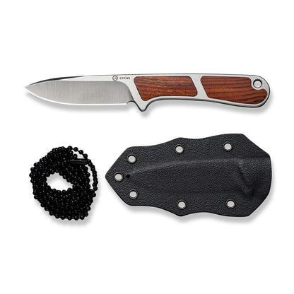 CIVIVI Knives™ Mini Elementum Fixed Blade C23010-4 Guibourtia Wood Nitro-V Stainless Steel Knife