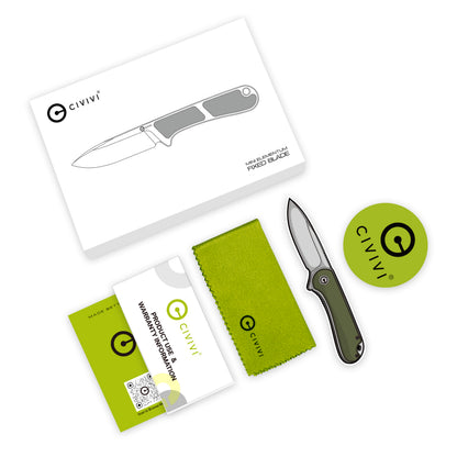 CIVIVI Knives™ Mini Elementum Fixed Blade C23010-4 Guibourtia Wood Nitro-V Stainless Steel Knife