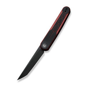 CIVIVI Knives™ Kwaiq Liner Lock C23015-1 Burgundy & Black G10 Nitro-V Stainless Steel Pocket Knife