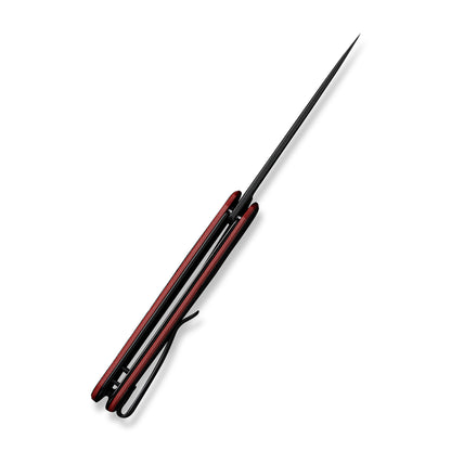 CIVIVI Knives™ Kwaiq Liner Lock C23015-1 Burgundy & Black G10 Nitro-V Stainless Steel Pocket Knife