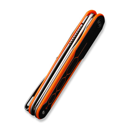 CIVIVI Knives™ Kwaiq Liner Lock C23015-2 Orange & Black G10 Nitro-V Stainless Steel Pocket Knife