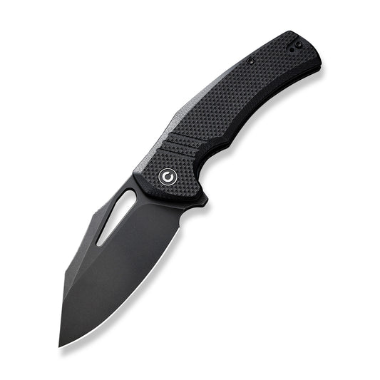 CIVIVI Knives™ Bulltusk Liner Lock C23017-1 Black G10 14C28N Stainless Steel Pocket Knife