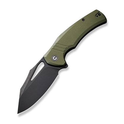 CIVIVI Knives™ Bulltusk Liner Lock C23017-2 OD Green G10 14C28N Stainless Steel Pocket Knife