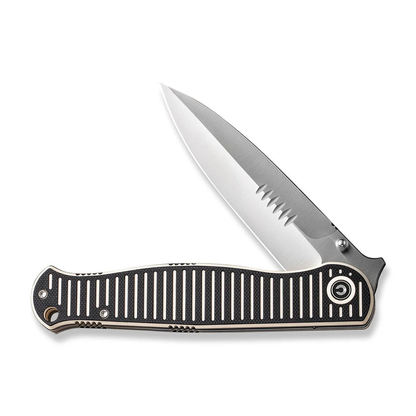 CIVIVI Knives™ RS71 Liner Lock C23025-1 Ivory & Black G10 Nitro-V Stainless Steel Pocket Knife