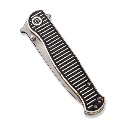 CIVIVI Knives™ RS71 Liner Lock C23025-1 Ivory & Black G10 Nitro-V Stainless Steel Pocket Knife