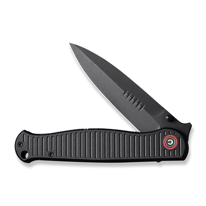 CIVIVI Knives™ RS71 Liner Lock C23025-2 Black G10 Nitro-V Stainless Steel Pocket Knife