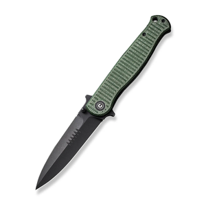 CIVIVI Knives™ RS71 Liner Lock C23025-3 Green Micarta Nitro-V Stainless Steel Pocket Knife