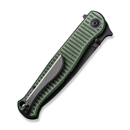 CIVIVI Knives™ RS71 Liner Lock C23025-3 Green Micarta Nitro-V Stainless Steel Pocket Knife