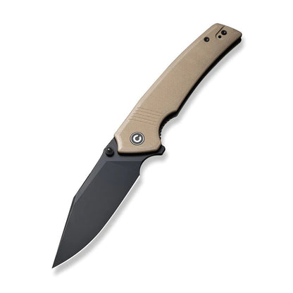 CIVIVI Knives™ Tranquil Liner Lock C23027-3 Tan G10 14C28N Stainless Steel Pocket Knife