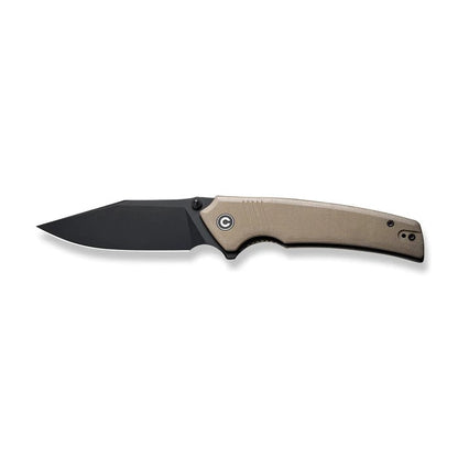 CIVIVI Knives™ Tranquil Liner Lock C23027-3 Tan G10 14C28N Stainless Steel Pocket Knife