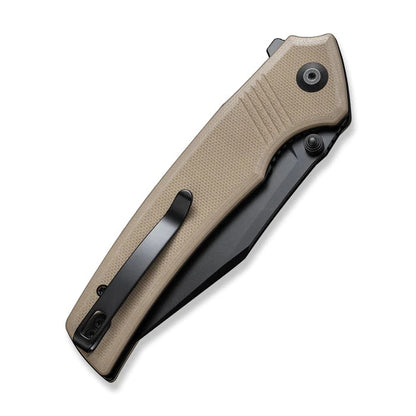 CIVIVI Knives™ Tranquil Liner Lock C23027-3 Tan G10 14C28N Stainless Steel Pocket Knife