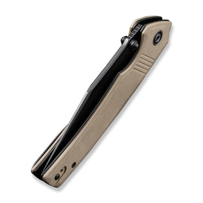 CIVIVI Knives™ Tranquil Liner Lock C23027-3 Tan G10 14C28N Stainless Steel Pocket Knife