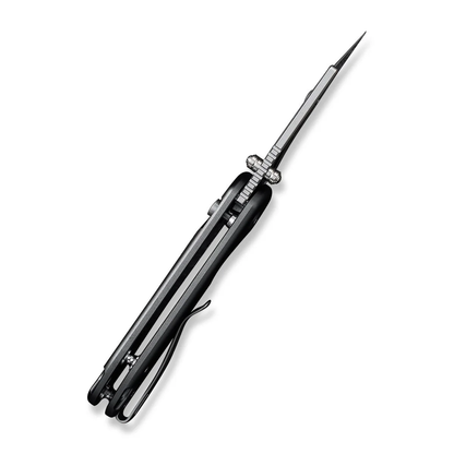 CIVIVI Knives™ Elementum Utility Button Lock C23039B-4 Gray Aluminum 6Cr Stainless Steel Pocket Knife