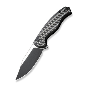 CIVIVI Knives™ Stormhowl Button Lock C23040B-1 Black & Satin Aluminum Nitro-V Stainless Steel Pocket Knife