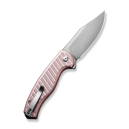 CIVIVI Knives™ Stormhowl Button Lock C23040B-3 Light Pink Aluminum Nitro-V Stainless Steel Pocket Knife