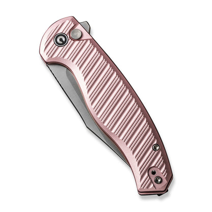 CIVIVI Knives™ Stormhowl Button Lock C23040B-3 Light Pink Aluminum Nitro-V Stainless Steel Pocket Knife