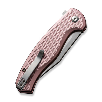 CIVIVI Knives™ Stormhowl Button Lock C23040B-3 Light Pink Aluminum Nitro-V Stainless Steel Pocket Knife