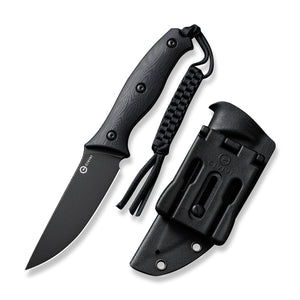 CIVIVI Knives™ Stormridge Fixed Blade C23041-1 Black G10 Nitro-V Stainless Steel Knife