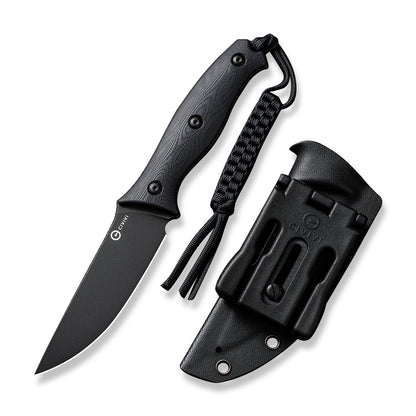 CIVIVI Knives™ Stormridge Fixed Blade C23041-1 Black G10 Nitro-V Stainless Steel Knife