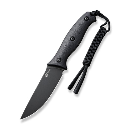 CIVIVI Knives™ Stormridge Fixed Blade C23041-1 Black G10 Nitro-V Stainless Steel Knife