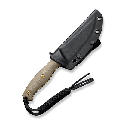 CIVIVI Knives™ Stormridge Fixed Blade C23041-2 Tan G10 Nitro-V Stainless Steel Knife