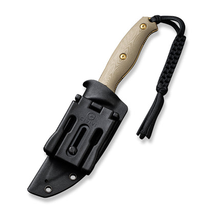 CIVIVI Knives™ Stormridge Fixed Blade C23041-2 Tan G10 Nitro-V Stainless Steel Knife