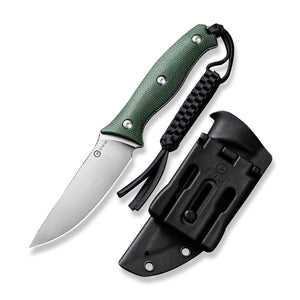 CIVIVI Knives™ Stormridge Fixed Blade C23041-3 Green Micarta Nitro-V Stainless Steel Knife