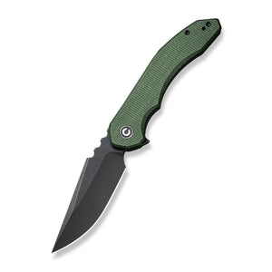 CIVIVI Knives™ Bluetick Liner Lock C23050-3 Green Micarta 14C28N Stainless Steel Pocket Knife