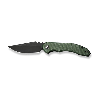 CIVIVI Knives™ Bluetick Liner Lock C23050-3 Green Micarta 14C28N Stainless Steel Pocket Knife