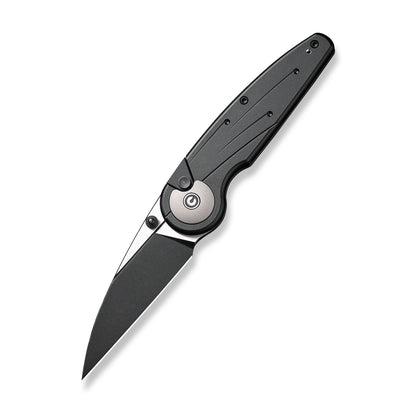 CIVIVI Knives™ Starflare Button Lock C23052-1 Black Aluminum Nitro-V Stainless Steel Pocket Knife