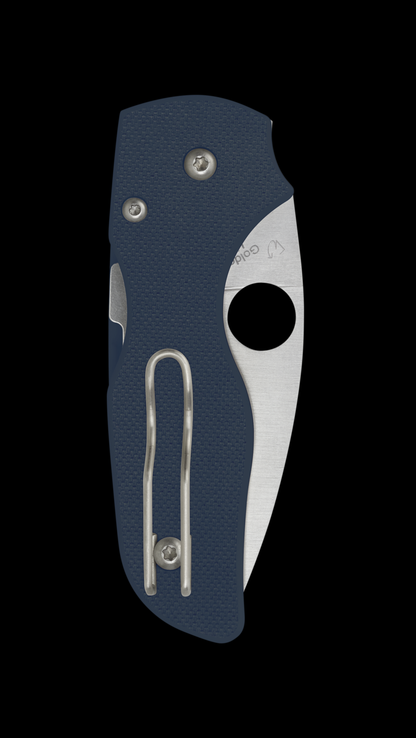 Spyderco Knives™ Lil Native Compression Lock C230GPCBL Cobalt Blue G10 CPM-SPY27 Stainless Steel Pocket Knife
