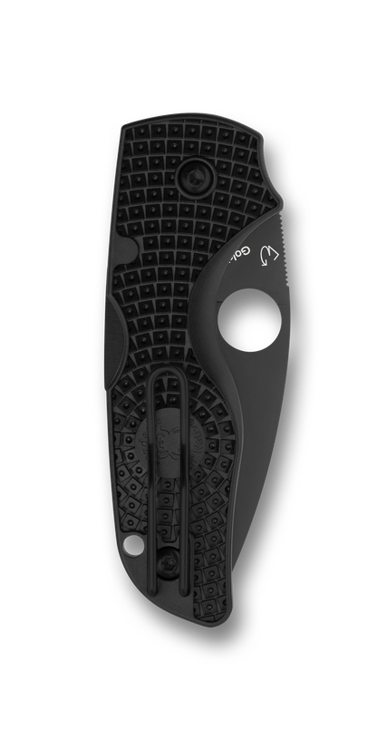 Spyderco Knives™ Lil' Native Back Lock C230PBBK Black FRN CTS BD1N Stainless Steel Pocket Knife