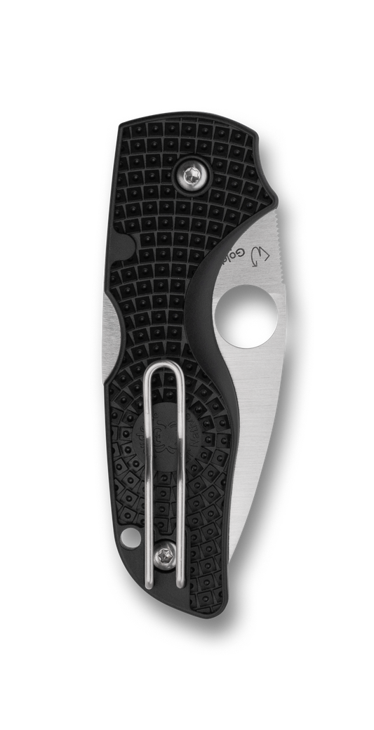 Spyderco Knives™ Lil' Native Back Lock C230SBK Black FRN CTS BD1N Stainless Steel Pocket Knife