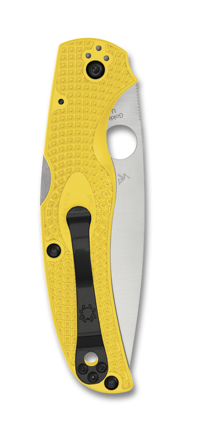 Spyderco Knives™ Native Chief Lockback C244PYL Yellow FRN CPM MagnaCut Stainless Steel Pocket Knife