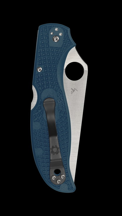 Spyderco Knives™ Stretch 2 XL Back Lock C258FPK390 Blue FRN K390 Carbon Steel Pocket Knife