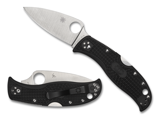 Spyderco Knives™ Leafjumper Lockback C262PBK Black FRN VG-10 Stainless Steel Pocket Knife