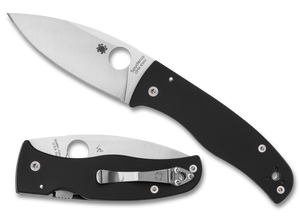 Spyderco Knives™ Bodacious Back Lock C263GP Black G10 CPM S30V Stainless Steel Pocket Knife
