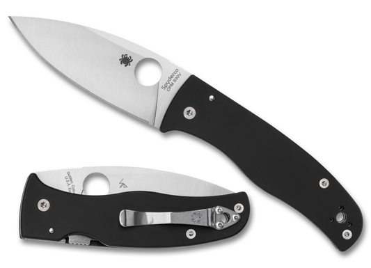 Spyderco Knives™ Bodacious Back Lock C263GP Black G10 CPM S30V Stainless Steel Pocket Knife