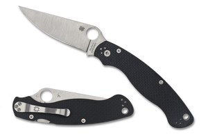 Spyderco Knives™ Military 2 Back Lock C36CFP2 Black Carbon Fiber CPM-S90V Stainless Steel Pocket Knife