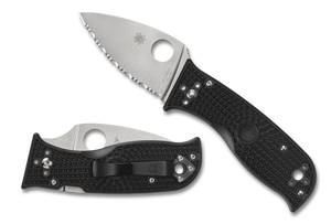 Spyderco Knives™ Lil Temperance 3 C69SBK3 Black Frn VG-10 Stainless Steel Pocket Knife