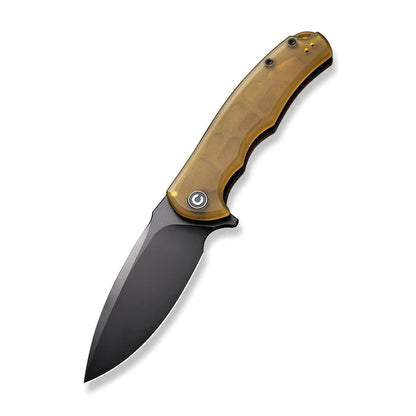 CIVIVI Knives™ Praxis Liner Lock C803M Amber Ultem 9Cr18MoV Stainless Steel Pocket Knife