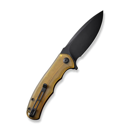 CIVIVI Knives™ Praxis Liner Lock C803M Amber Ultem 9Cr18MoV Stainless Steel Pocket Knife