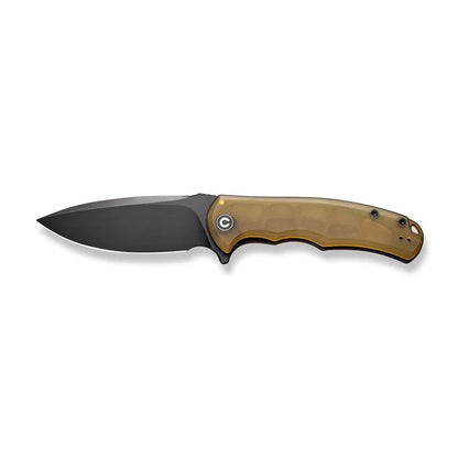 CIVIVI Knives™ Praxis Liner Lock C803M Amber Ultem 9Cr18MoV Stainless Steel Pocket Knife