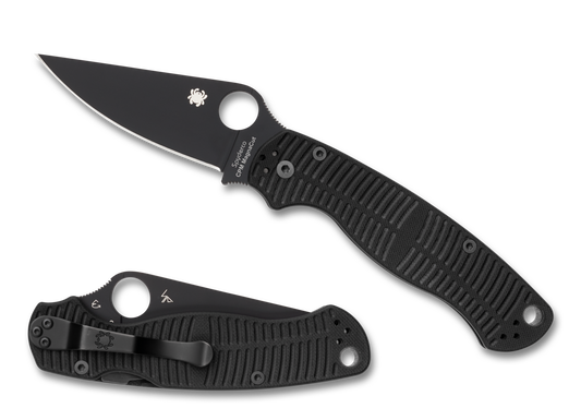 Spyderco Knives™ Para Military 2 Back Lock C81GMCBKP2 Black G10 CPM-Magnacut Stainless Steel Pocket Knife