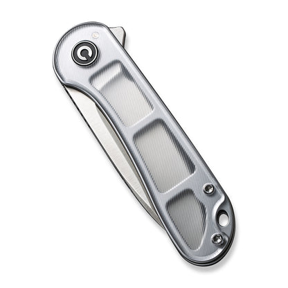 CIVIVI Knives™ Elementum Liner Lock C907A-7 Translucent Polished Lexan D2 Semi-Stainless Steel Pocket Knife