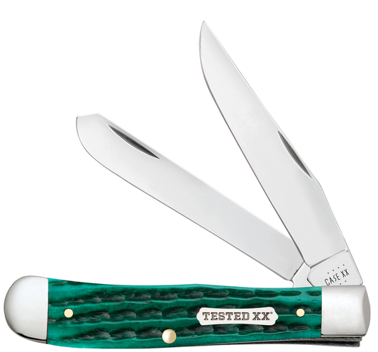 Case XX™ Knives Trapper 48940 Kinfolk Jigged Jade Bone Stainless Pocket Knife