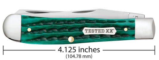 Case XX™ Knives Trapper 48940 Kinfolk Jigged Jade Bone Stainless Pocket Knife