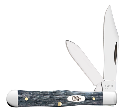 Case XX™ Knives Swell Center Jack 58419 Crandall Jig Gray Bone Carbon Steel Pocket Knife