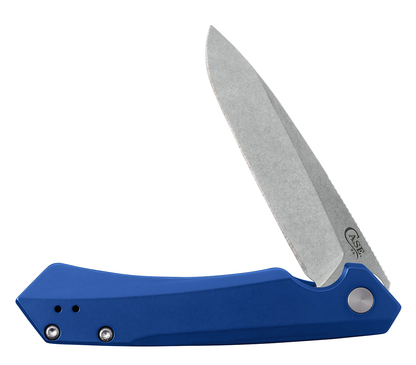 W.R. Case XX Knives Knizua 64660 Frame Lock S35VN Steel & Blue Aluminum Pocket Knife