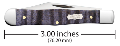 Case XX™ Knives Swell Center Jack 80543 Purple Curly Maple Wood Stainless Pocket Knife